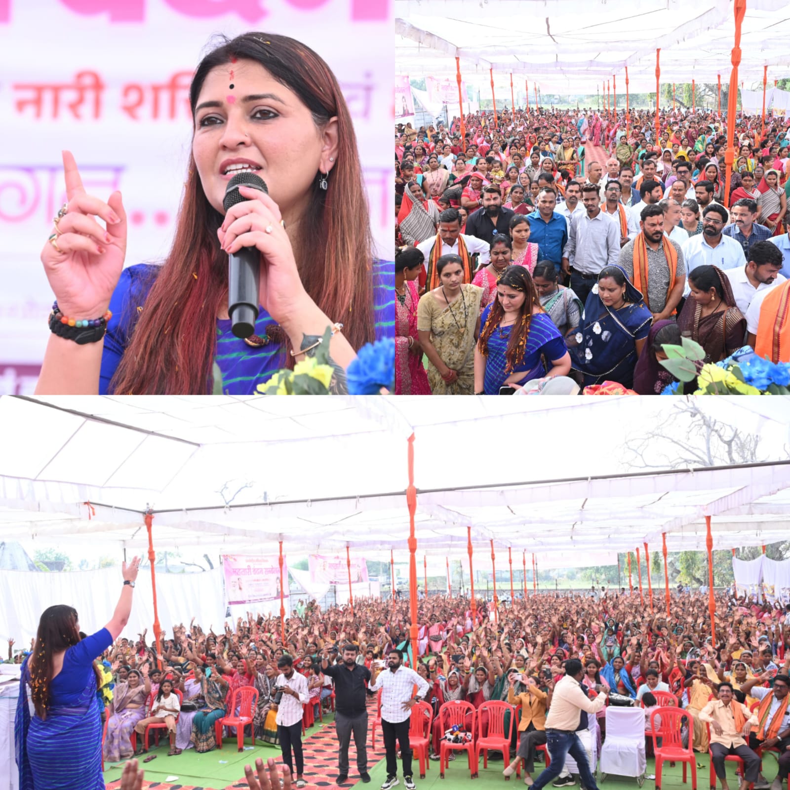 अंतरराष्ट्रीय महिला दिवस के अवसर पर आयोजित महतारी वंदन सम्मेलन में विधायक भावना बोहरा ने किया महिलाओं का अभिनंदन