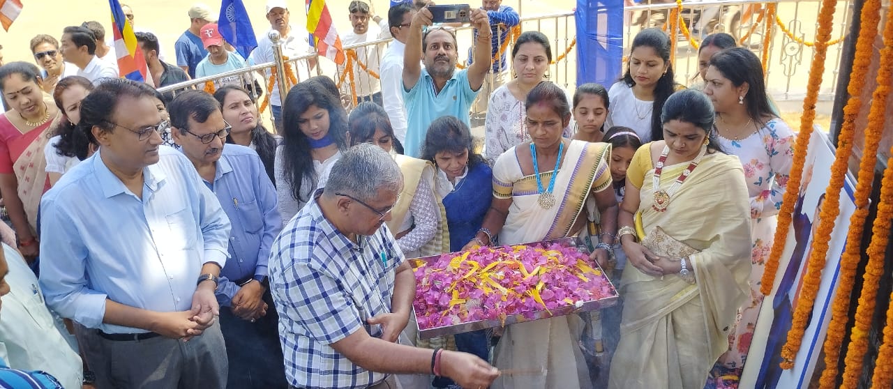 किरंदुल में किया गया भारत रत्न डॉ बाबा साहेब को याद 