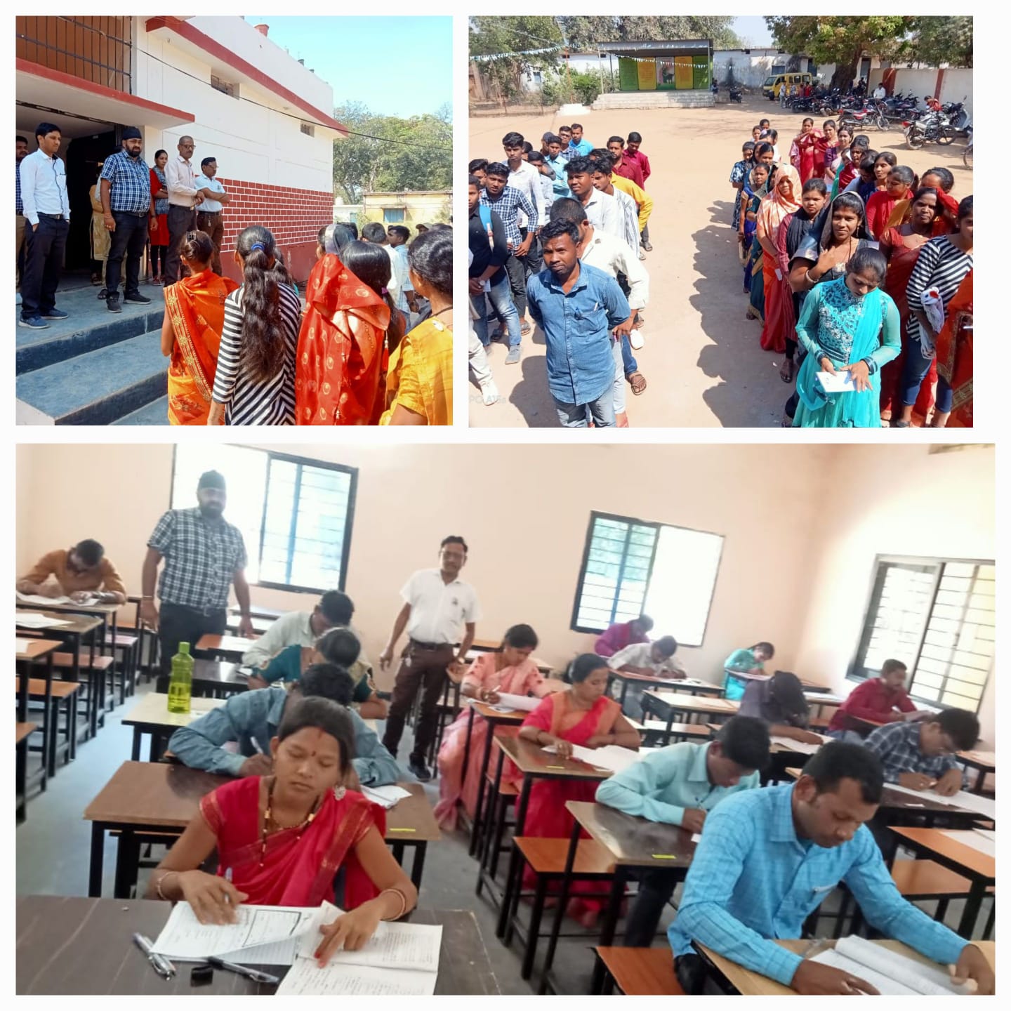 10 वीं 12 वीं ओपन बोर्ड परीक्षा दिलाने क्षेत्र भर से शामिल हो रहे हैं परीक्षार्थी 