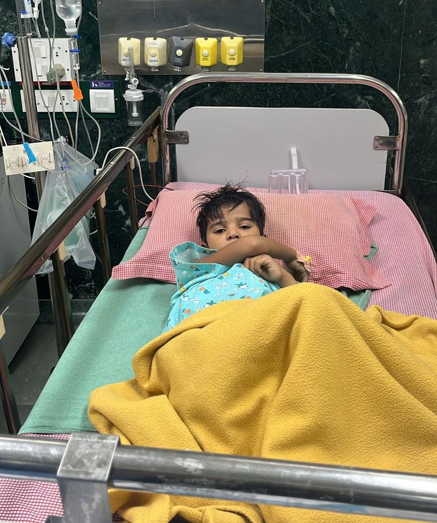 राष्ट्रीय बाल स्वास्थ्य कार्यक्रम( चिरायु) बना वरदान, बालक को मिला नवजीवन
