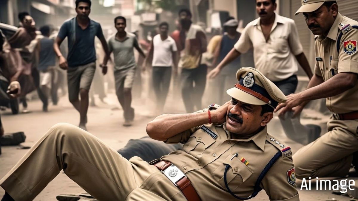 छत्तीसगढ़ में होली पर बवाल: जांच करने पहुंची पुलिस टीम पर हमला