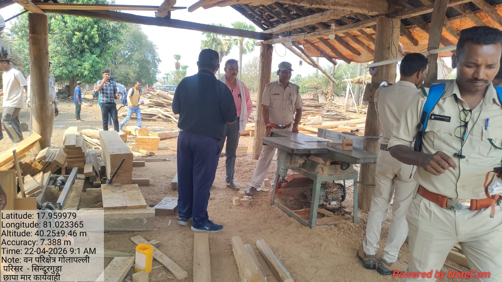 अंतर्राज्यीय तस्करी का भंडाफोड़, सुकमा में अवैध आरा मशीन पकड़ी गई