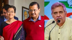 कांग्रेस की  LG से मांग,अरविंद केजरीवाल और सीएम आतिशी के खिलाफ धारा 420 के तहत कार्रवाई हो