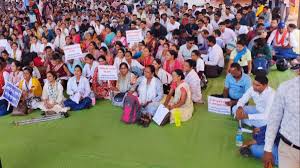 एनएचएम कर्मचारियों ने खोला सरकार के खिलाफ मोर्चा,राजधानी में आज बड़ा प्रदर्शन