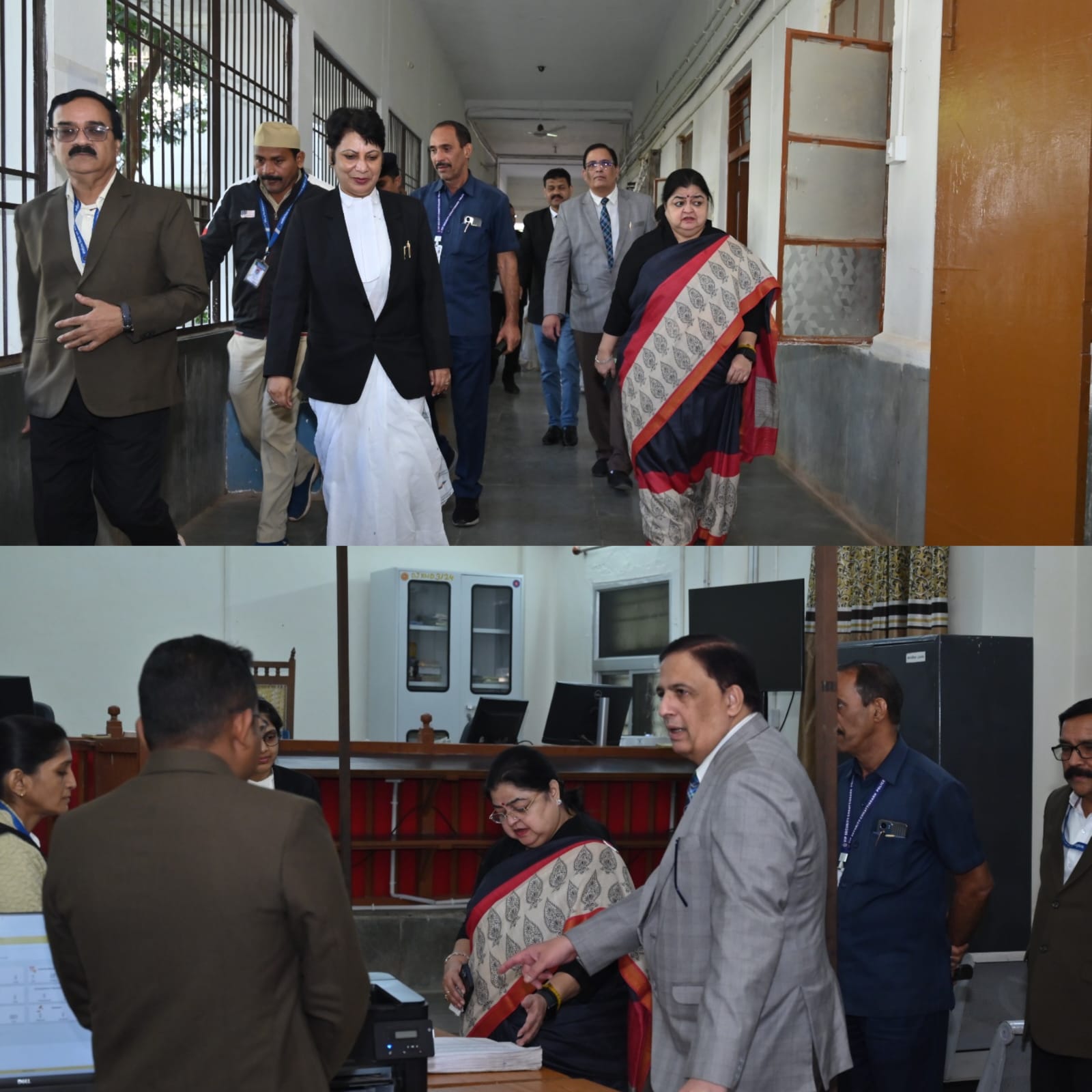 उच्च न्यायालय की न्यायमूर्ति रजनी दुबे ने किया जिला न्यायालय कबीरधाम का निरीक्षण
