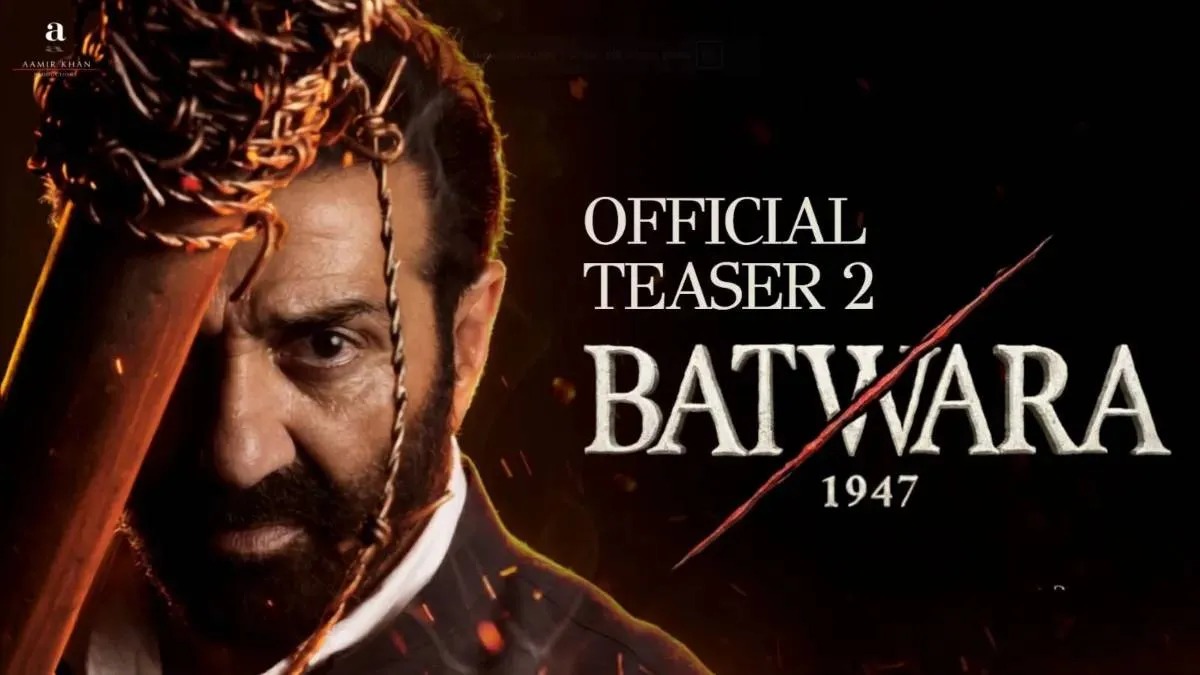Batwara 1947 Teaser 2: सनी देओल का दमदार अंदाज, पार्टिशन की दर्दनाक कहानी ने बढ़ाया रोमांच