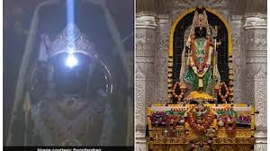 रामनवमी पर अयोध्या में दिव्य दृश्य, सूर्य की किरणों से रामलला का हुआ सूर्य तिलक