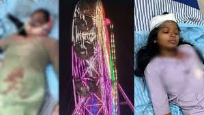 शिवरीनारायण मेले में बड़ा हादसा : आकाश झूला टूटने से 6 लोग गिरे, 2 युवतियों की हालत नाजुक