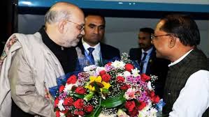  केंद्रीय गृहमंत्री अमित शाह आधी रात छत्तीसगढ़ पहुंचे,आज नक्सलियों के गढ़ में डेरा...