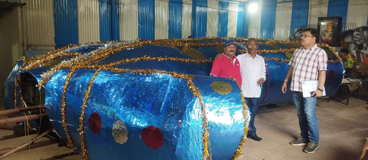 किरन्दुल में 57 वर्षों से रावण दहन,इस बार 65 फ़ीट के रावण का होगा वध
