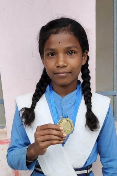 कु ललिता ठाकुर ने किया ग्राम भरूवामुड़ा का नाम गौरवान्वित