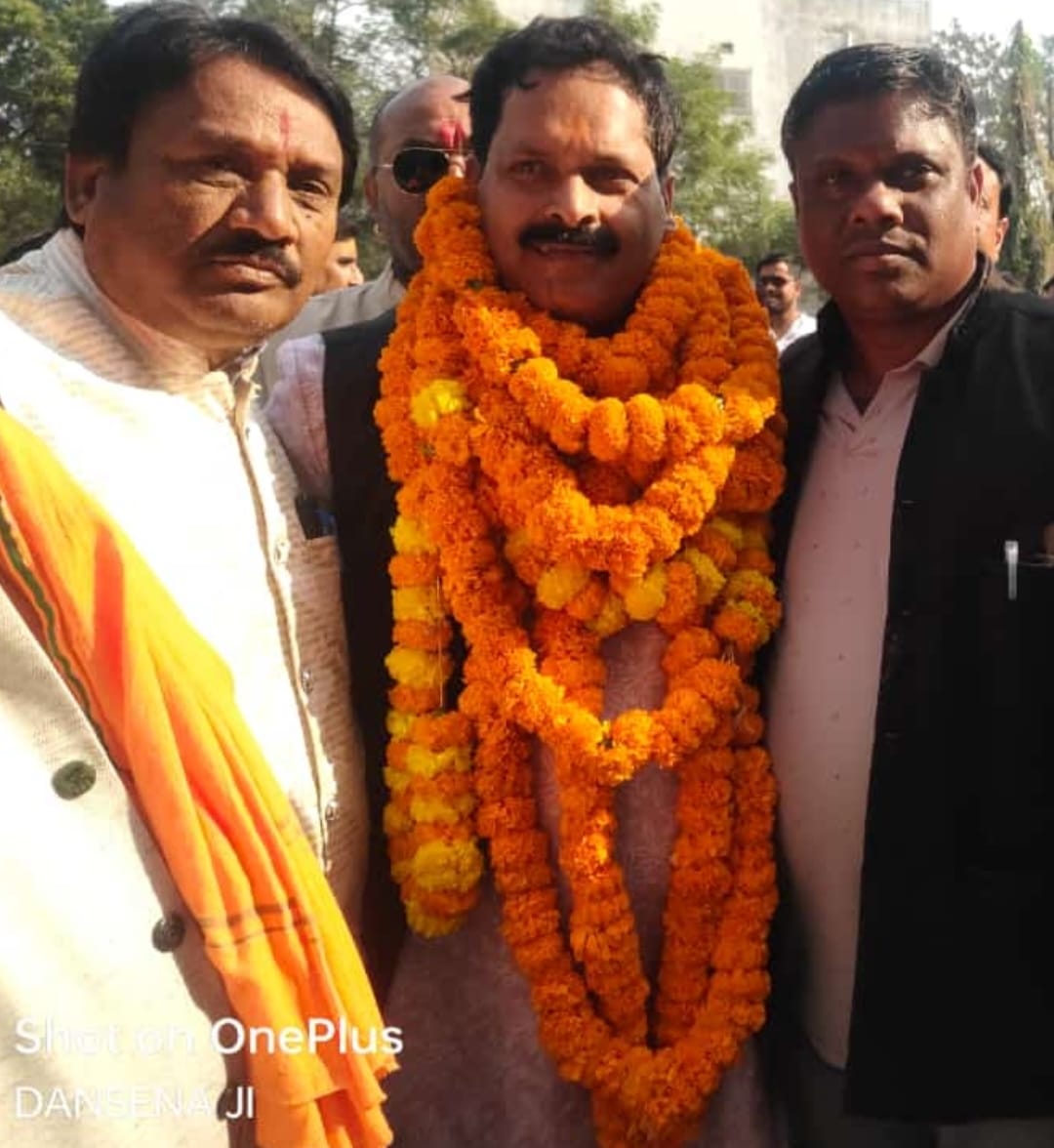 रायगढ़  जिला भाजपा अध्यक्ष पद पर अरुण धर दीवान की ताजपोशी