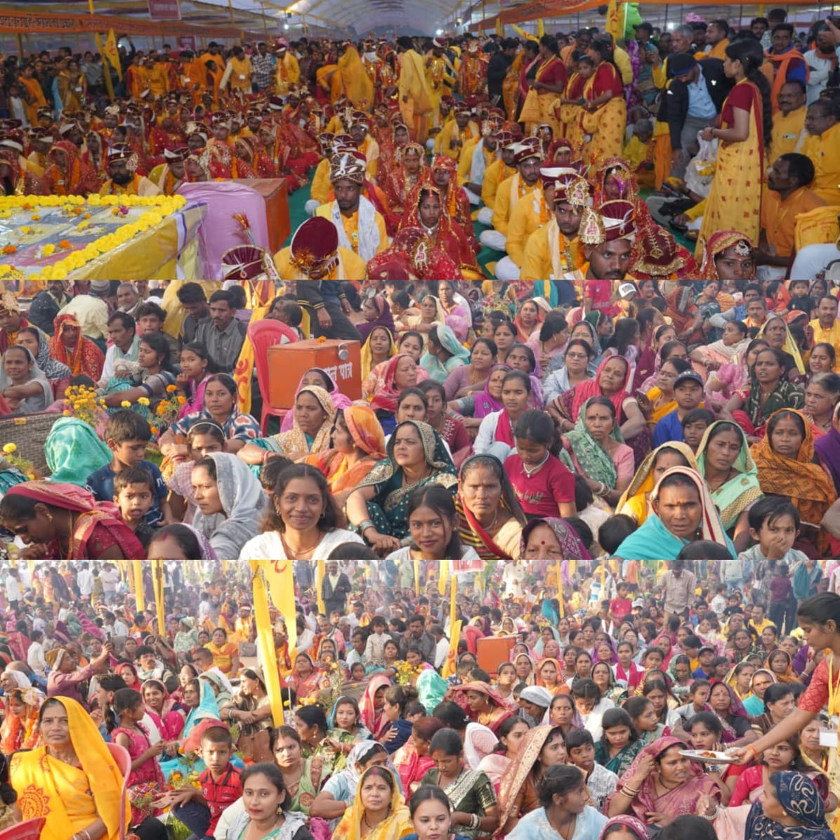 सिलघट में आयोजित 108 कुण्डीय गायत्री महायज्ञ में विधायक दीपेश साहू हुए शामिल