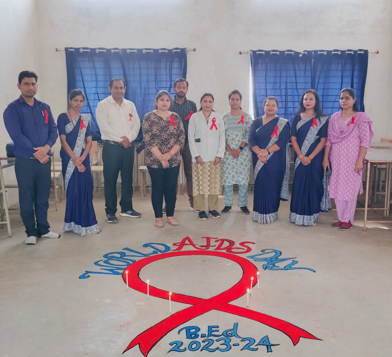 चैतन्य कॉलेज में विश्व एड्स दिवस पर एक दिवसीय जागरूकता कार्यक्रम आयोजित