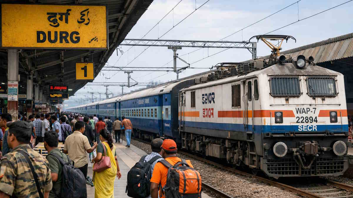 गर्मी में यात्रियों को राहत, दुर्ग-हरिद्वार के बीच समर स्पेशल ट्रेन शुरू