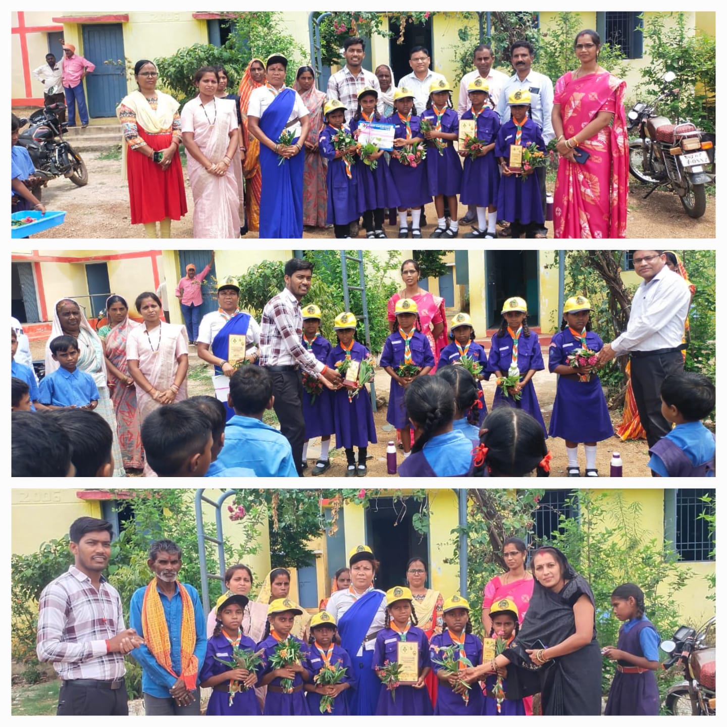 नेशनल लेवल कब बुलबुल महोत्सव मुख्यालय वापसी पर स्वागत अभिनंदन