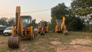 अवैध उत्खनन एवं परिवहन पर प्रशासन की कड़ी कार्रवाई 7 वाहन जप्त