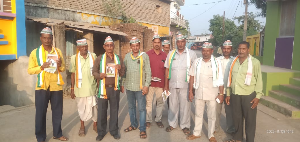 टुण्डरा में कांग्रेस पार्टी का धुआंधार प्रचार