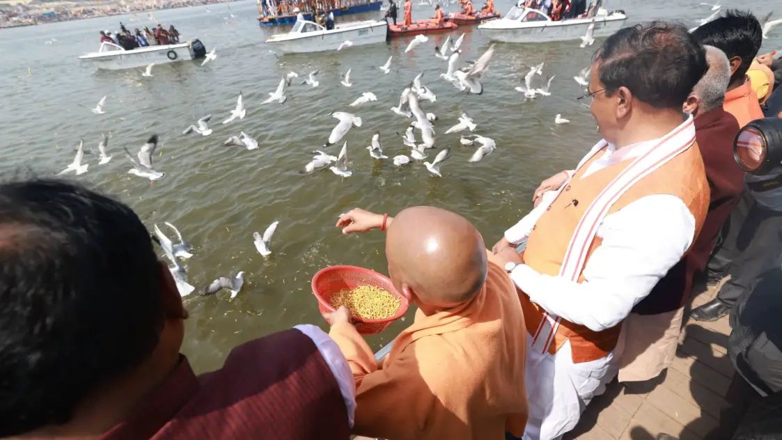 विदेशी पक्षियों ने अब तक प्रयागराज संगम पर डाल रखा है डेरा, वैज्ञानिक भी हैरान