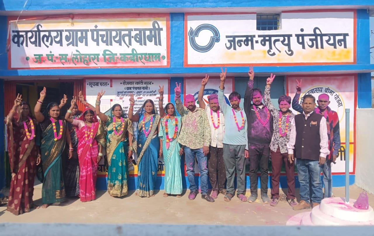 त्रिस्तरीय पंचायत आम निर्वाचन 2025ः पंडरिया जनपद क्षेत्र के 8 ग्राम पंचायतों में सरपंच और 962 वार्डों में पंच पद के लिए निर्विरोध चुने गए