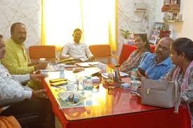 निगम संस्कृति विभाग अध्यक्ष अमर गिदवानी ने अधिकारियों की बैठक ली