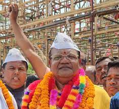 आप पार्टी में मचा हड़कंप,भागीरथी मांझी ने किया भाजपा में वापसी