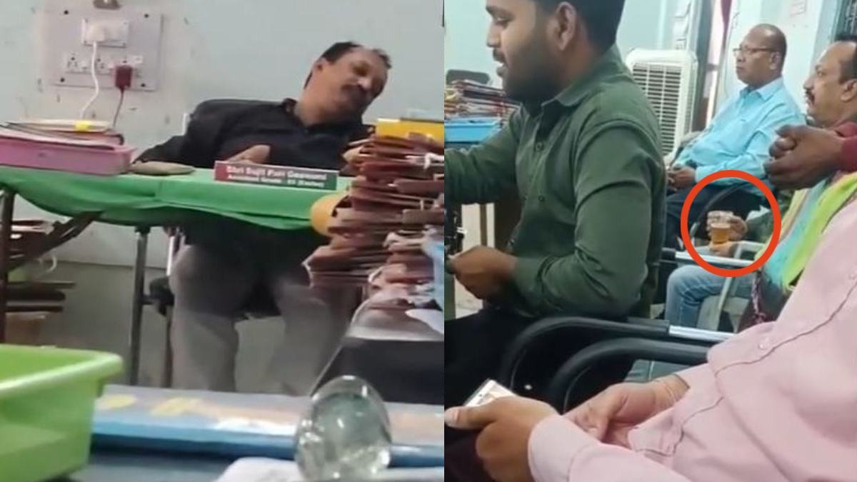 कलेक्टर कार्यालय परिसर में शराब सेवन का आरोप: आबकारी विभाग के कर्मचारियों का VIDEO वायरल, जांच के आदेश