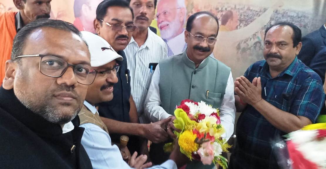 उप मुख्यमंत्रीअरुण साव से अधिकारी-कर्मचारी कल्याण संघ ने की मुलाकात
