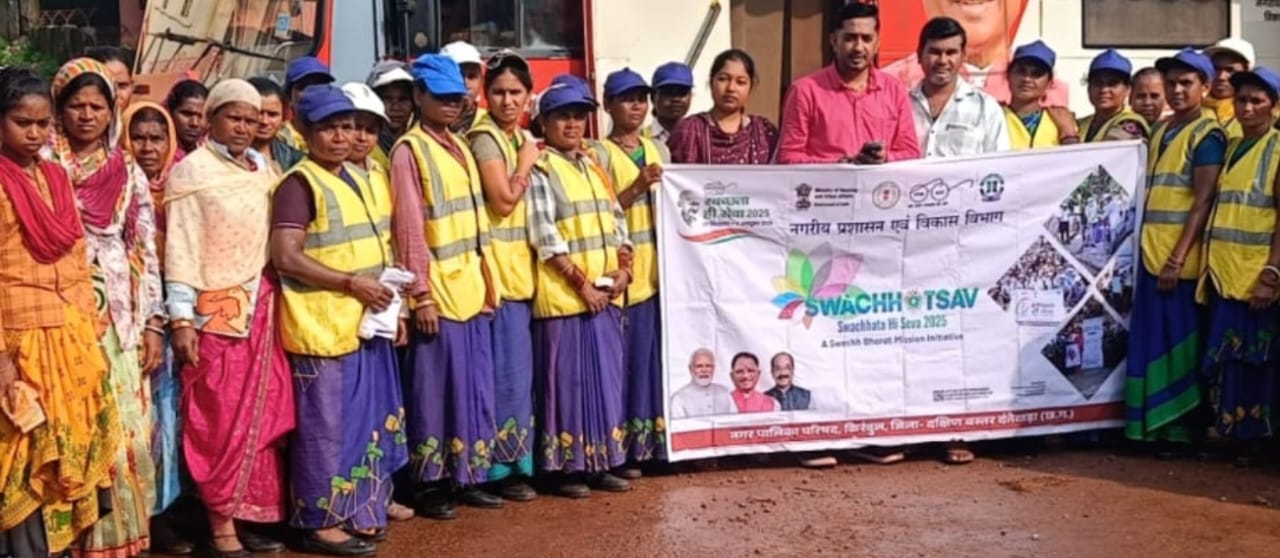 स्वच्छता ही सेवा अभियान 2025 के तहत स्वच्छता दीदी एवं कमर्चारियों का हुआ स्वास्थ्य परीक्षण