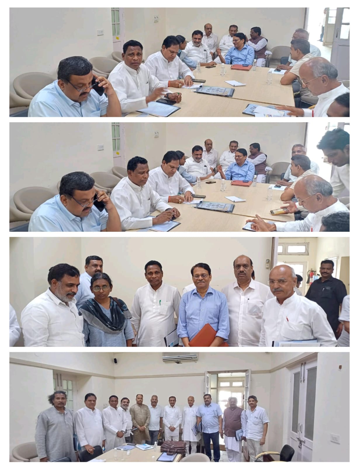 दिल्ली में आयोजित आदिवासी कांग्रेस के बैठक में शामिल हुए विधायक जनक ध्रुव 