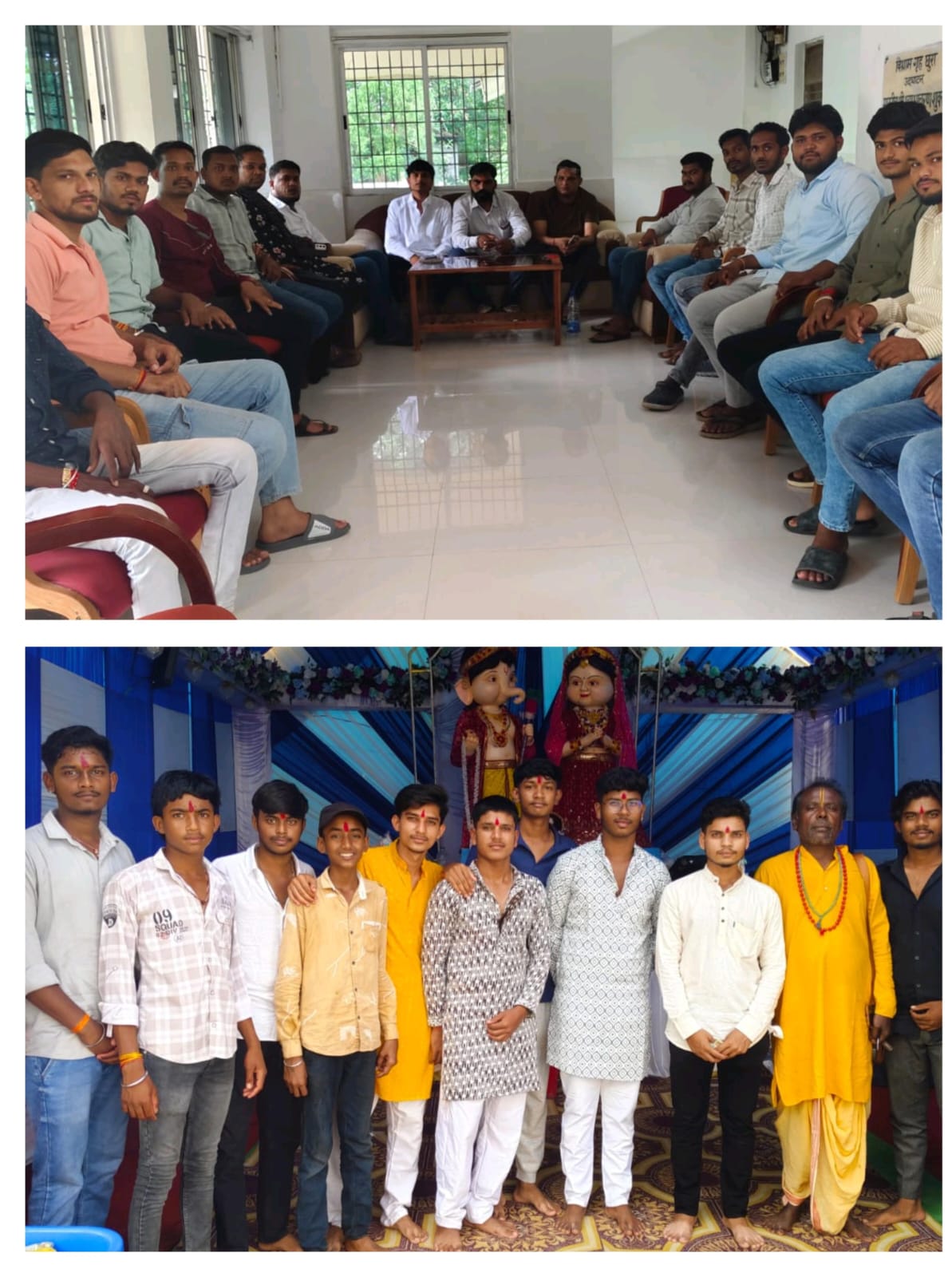  छुरा में गणेश विसर्जन को लेकर गणेश समितियों की बैठक सम्पन्न