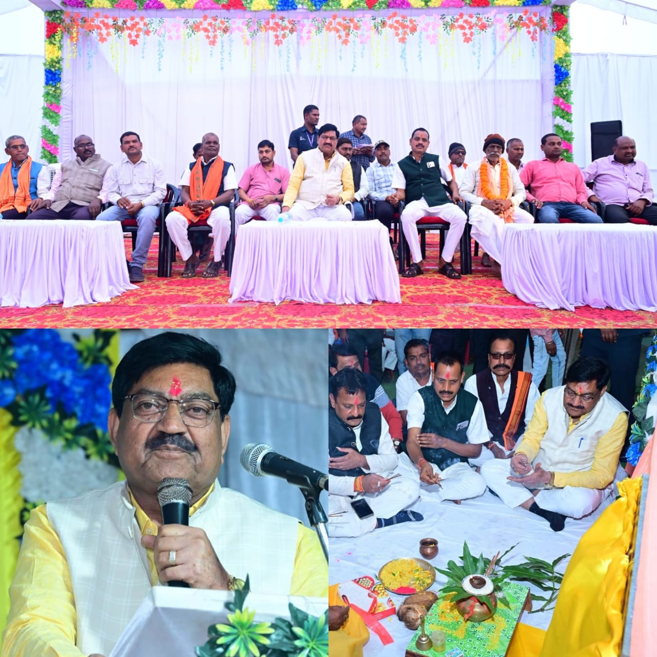 खाद्य मंत्री दयाल दास बघेल ने संबलपुर में 2.20 करोड़ के निर्माण कार्यों का किया भूमिपूजन