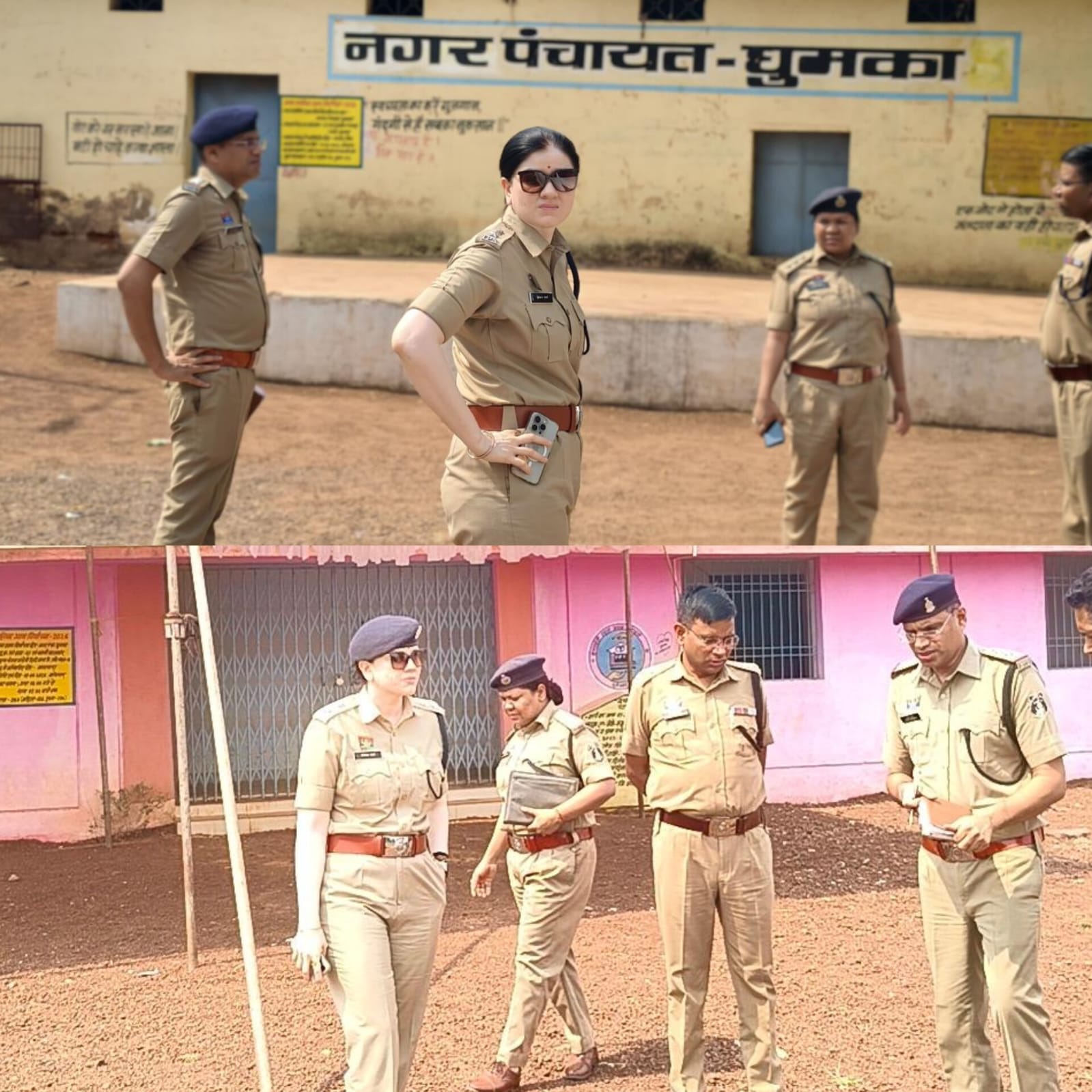 एसपी अंकिता शर्मा ने परखी घुमका चुनाव की सुरक्षा व्यवस्था, अधिकारियों को दिए सख्त निर्देश