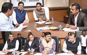 वित्त मंत्री ओपी चौधरी ने की खाद्य एवं नागरिक आपूर्ति विभाग के विभागीय बजट की समीक्षा