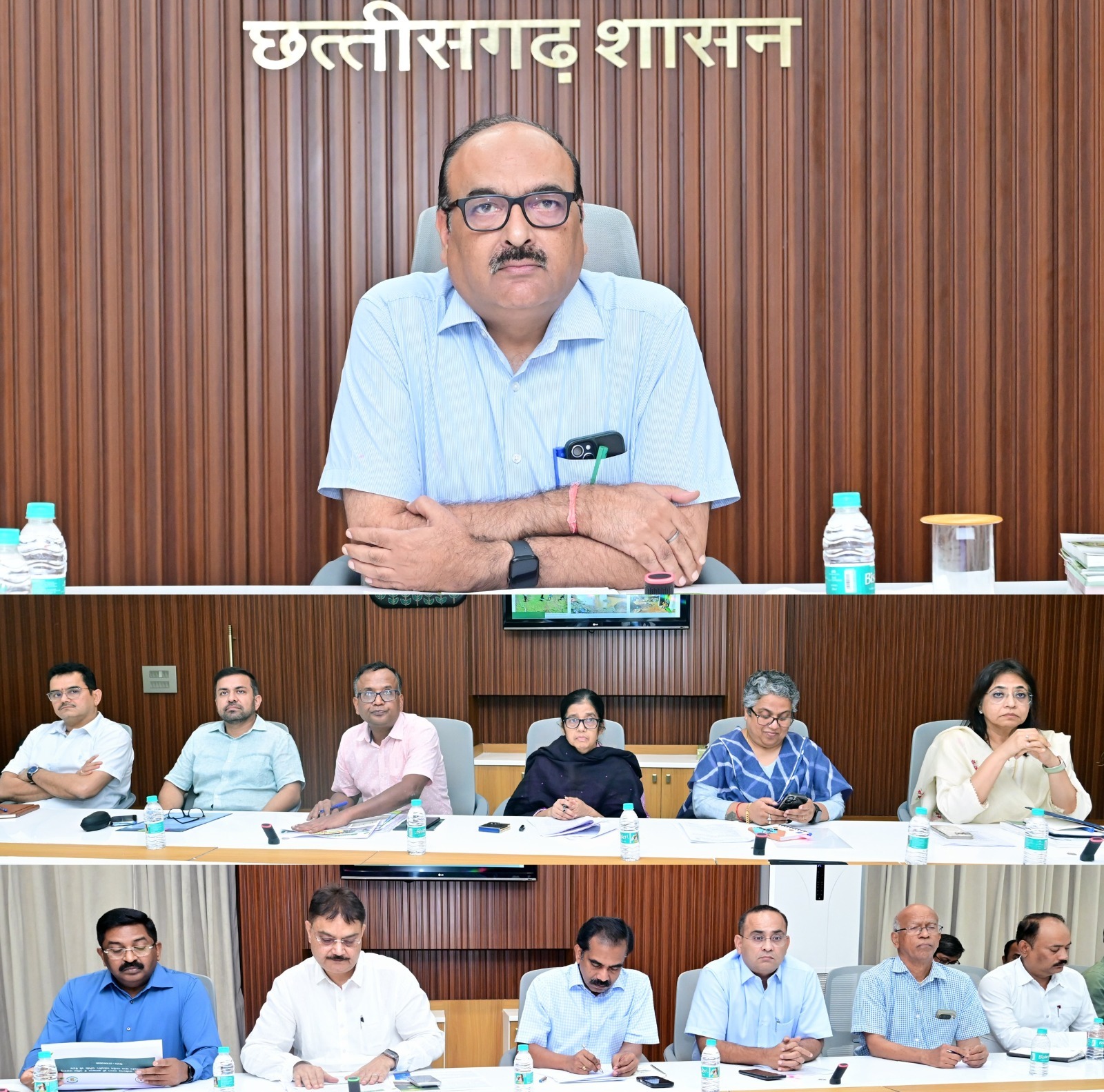 ग्रामीण क्षेत्रों को जलवायु परिवर्तन के अनुकूल बनाने और ग्राम पंचायतवार कार्ययोजना बनाएं-मुख्य सचिव विकासशील