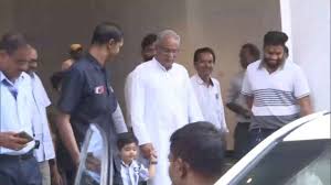 भूपेश बघेल ने बेटे से की मुलाकात,परिवार भी रहा साथ