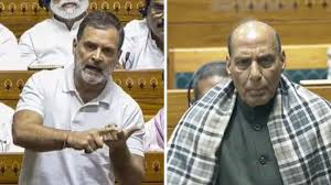 राहुल गांधी और राजनाथ सिंह के बीच तीखी बहस,पूर्व आर्मी चीफ नरवणे की अप्रकाशित किताब पर संसद में हंगामा