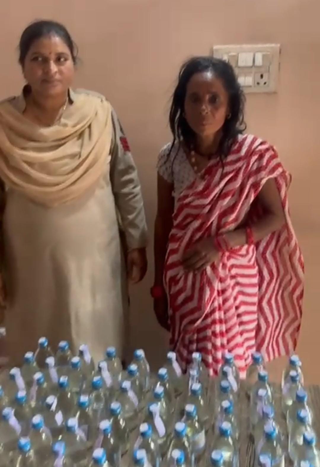 अवैध शराब के साथ आरोपीया पुन्नी मरकाम गिरफ्तार 