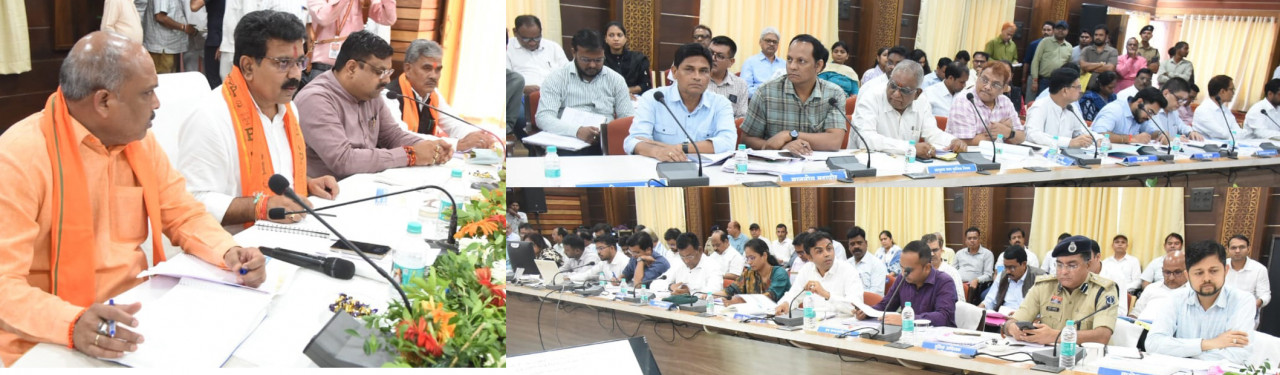 उपमुख्यमंत्री विजय शर्मा ने ली विभागीय समीक्षा बैठक,सट्टा, नशा और गौवंश तस्करी पर सख्त कार्रवाई के निर्देश