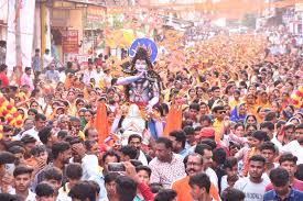 पंडित प्रदीप मिश्रा के स्वागत में विधायक अजय चंद्राकर की अगुवाई में निकाली गई भव्य शोभायात्रा