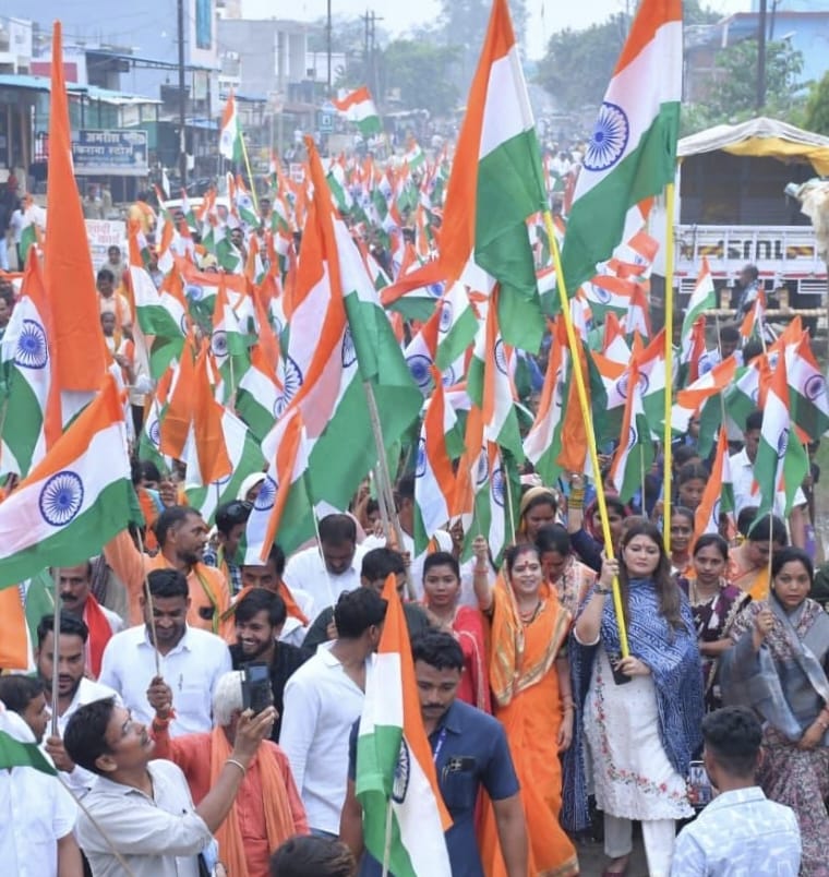 तिरंगा यात्रा हमारी एकता, त्याग और राष्ट्रप्रेम का सशक्त प्रतीक है : भावना बोहरा