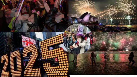 2025 का भव्य स्वागत हर ओर मस्ती और उत्साह का नजारा..