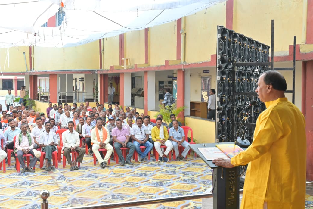 धान का कटोरा कहे जाने वाले हमारे प्रदेश के विकास की मजबूत नींव हमारे मेहनतकश अन्नदाता हैं- शिवरतन शर्मा