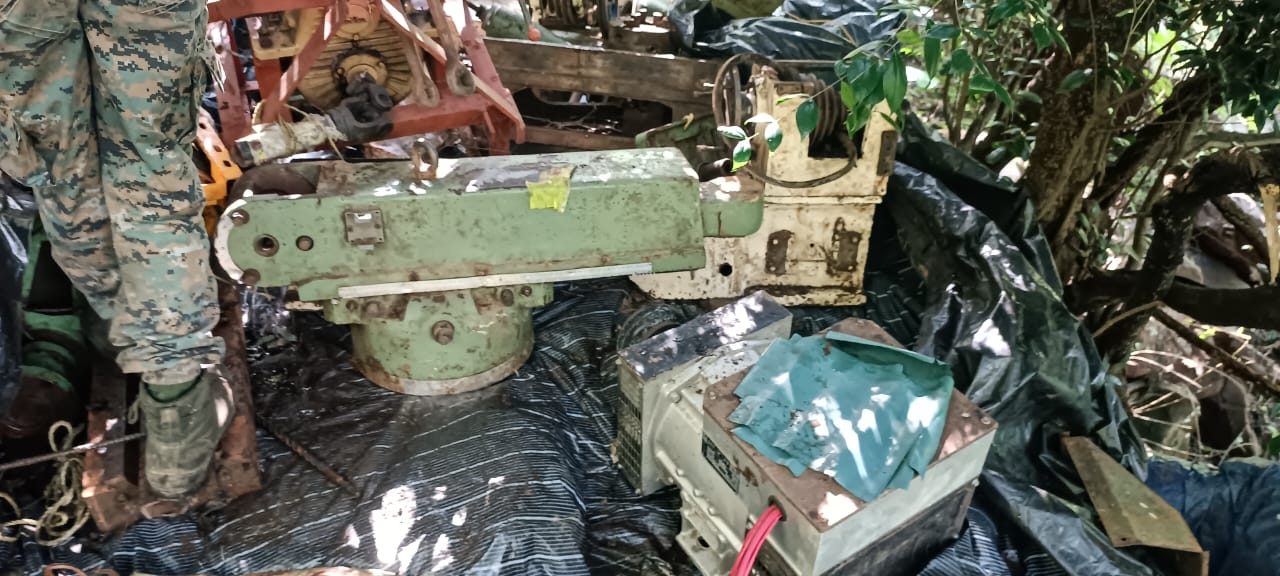 सुरक्षाबलों की कार्रवाई से बड़ी साजिश नाकाम,गुंजेपर्ती के जंगल में नक्सलियों का विस्फोटक डम्प बरामद