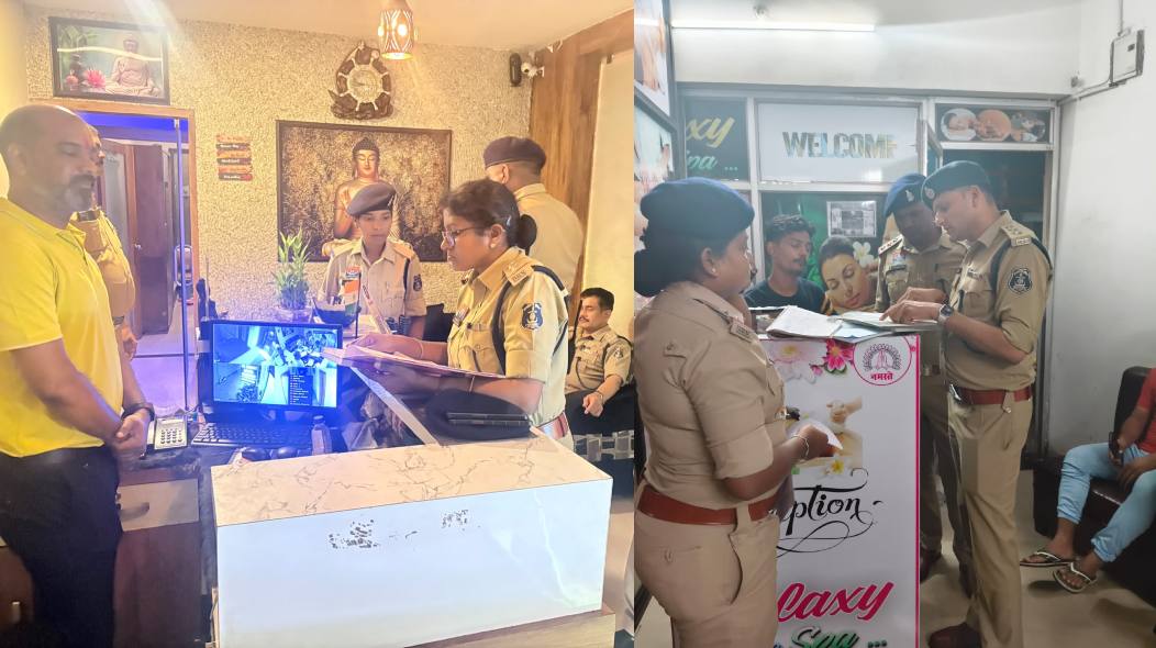 रायपुर में स्पा सेंटरों पर पुलिस का बड़ा एक्शन, 10 सेंटरों में आकस्मिक जांच, लापरवाही पर सख्त चेतावनी