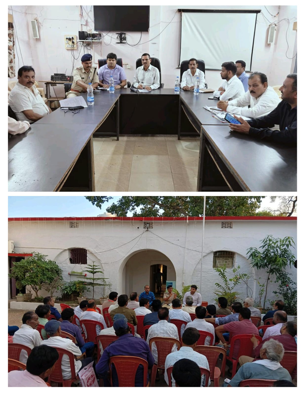 थाना सिमगा एवं कसडोल पुलिस द्वारा दीपावली पर्व में शांति एवं कानून व्यवस्था बनाए रखने हेतु आयोजित की गई शांति समिति की बैठक
