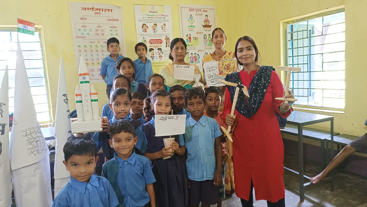 कबाड़ से जुगाड़ अव्वल रहा शा. प्रा. शाला बुटीपारा