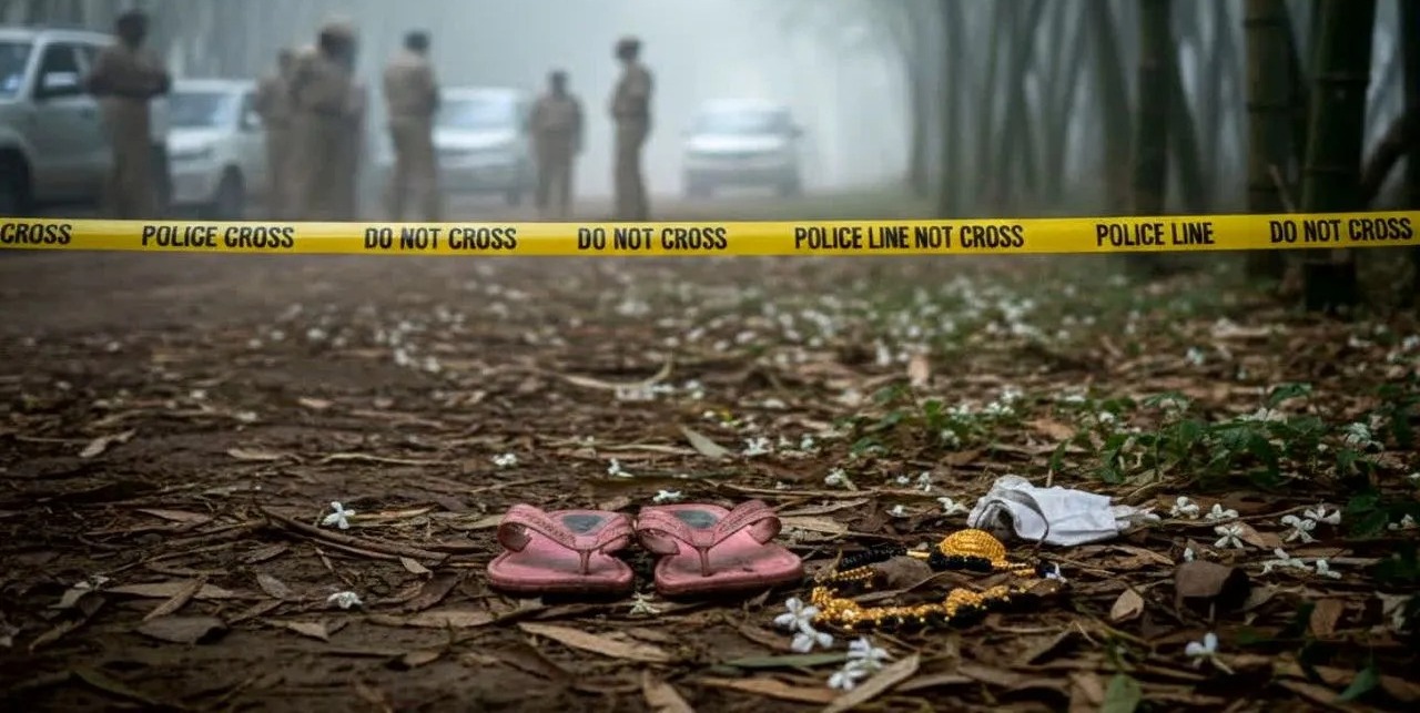  अज्ञात महिला का अर्धनग्न शव मिलने से इलाके में फैली सनसनी 