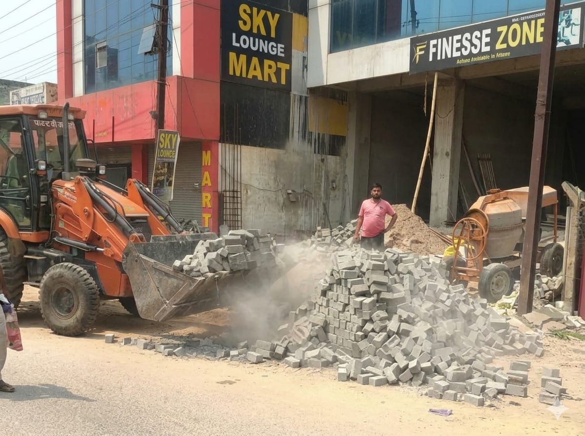 रायगढ़ में निगम का बड़ा एक्शन, सड़क पर मलबा फैलाने वालों से वसूला 11 हजार जुर्माना
