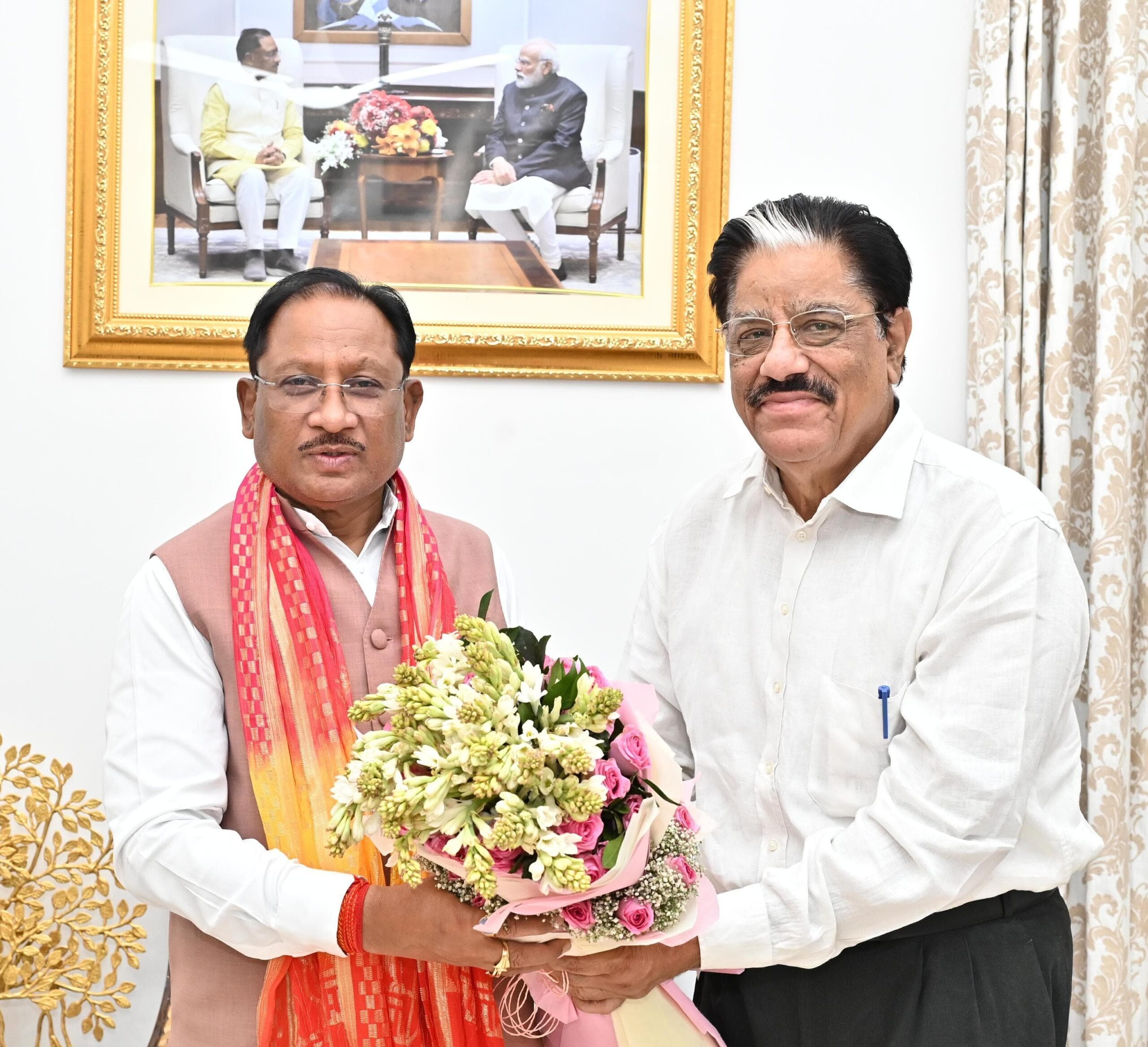 मुख्यमंत्री से राज्य नीति आयोग के नवनियुक्त उपाध्यक्ष गणेश शंकर मिश्रा ने की सौजन्य मुलाकात